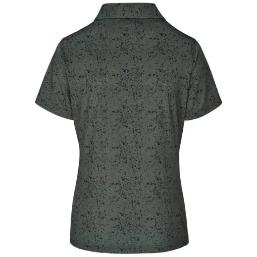 Ladies Flexxion Golf Shirt Olive Back